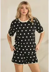 Cassidy Polka Dot Relaxed Lounge Set