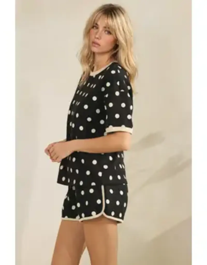 Cassidy Polka Dot Relaxed Lounge Set