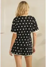 Cassidy Polka Dot Relaxed Lounge Set