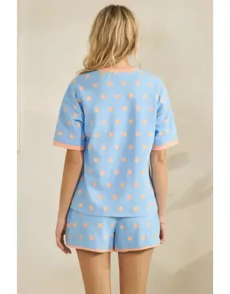 Cassidy Polka Dot Relaxed Lounge Set