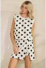 Mia Polka Dot Skort Set