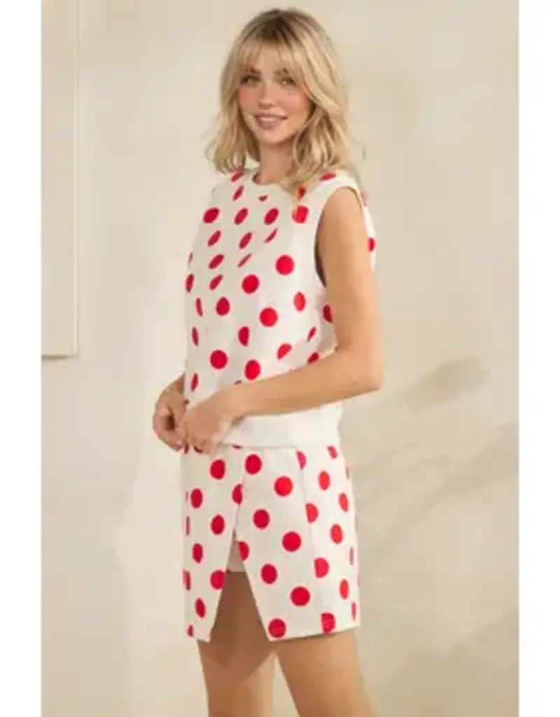 Mia Polka Dot Skort Set