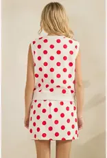 Mia Polka Dot Skort Set