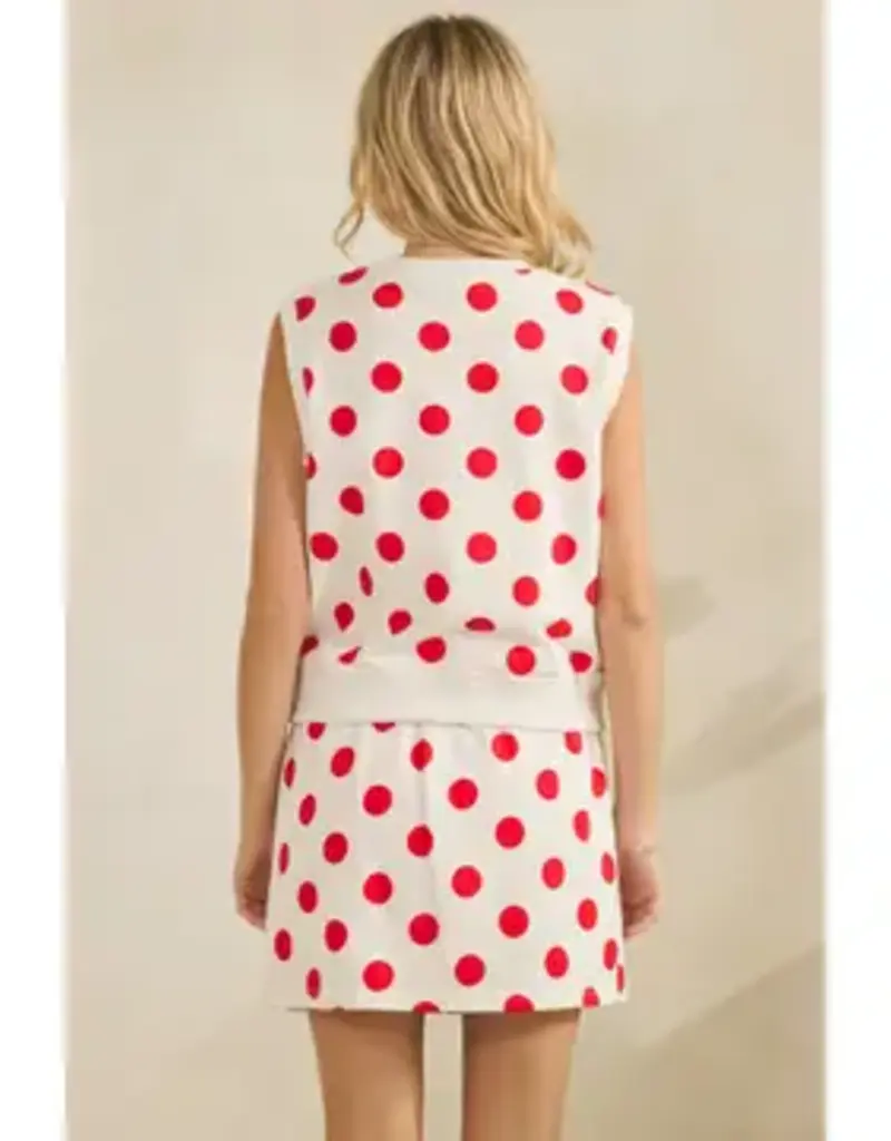 Mia Polka Dot Skort Set