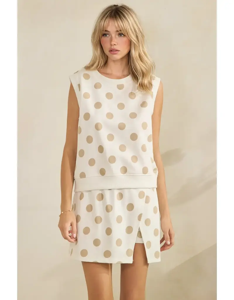 Mia Polka Dot Skort Set