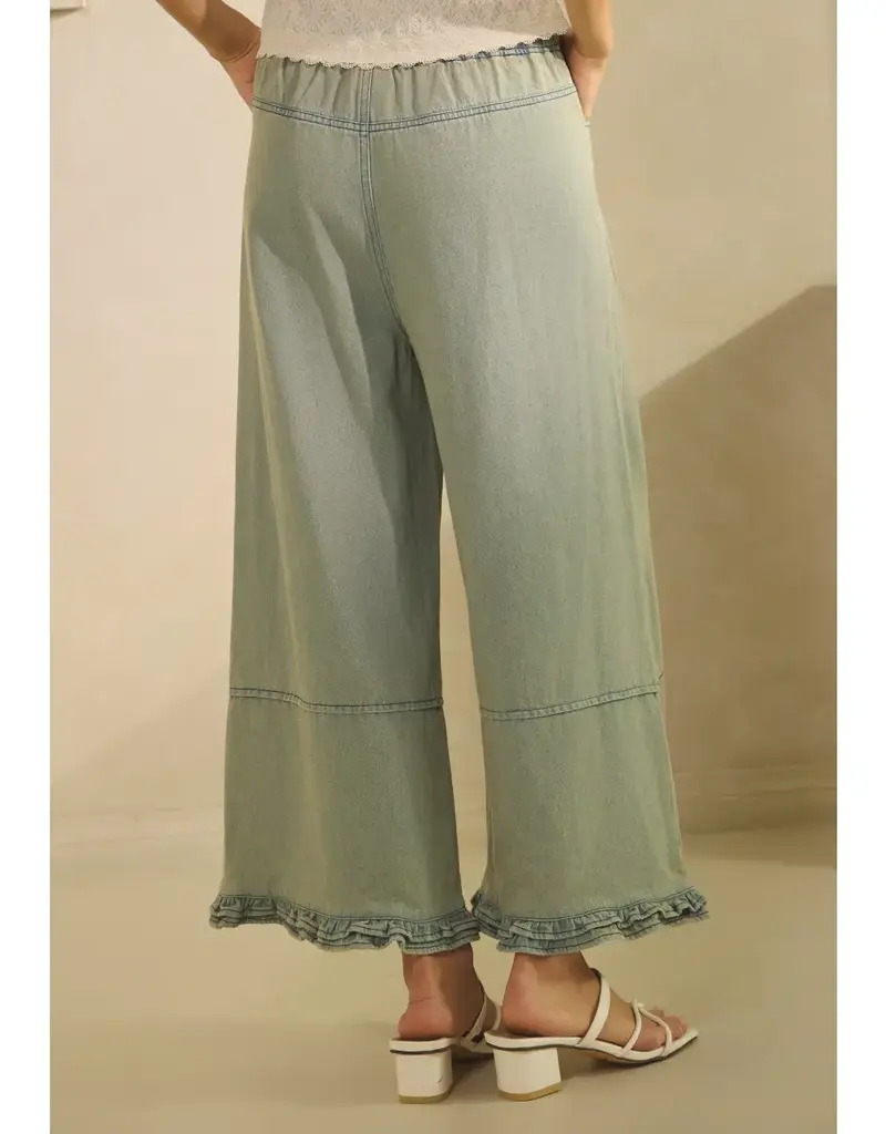 Lucinda Wide-Leg Denim Pant