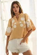 Betsy Bubble Sleeve Top
