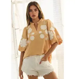Betsy Bubble Sleeve Top