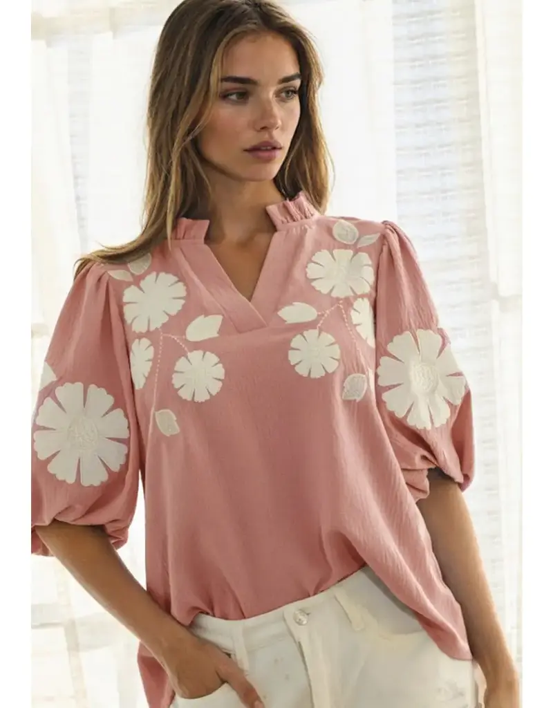 Betsy Bubble Sleeve Top