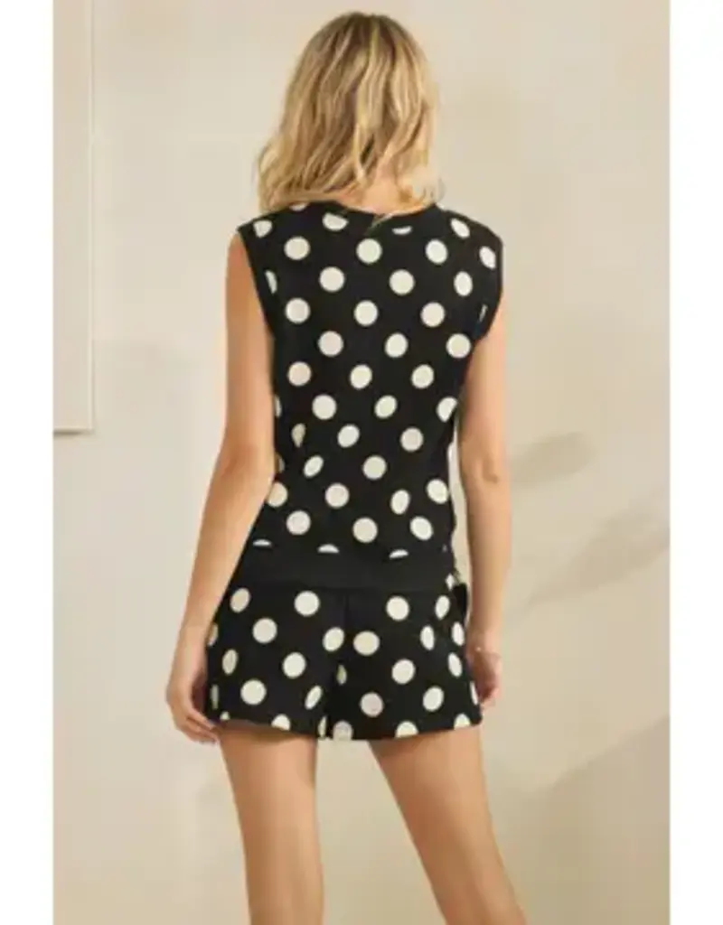Caroline Coastal Polka Dot Top & Short Set