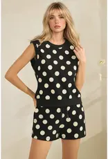 Caroline Coastal Polka Dot Top & Short Set