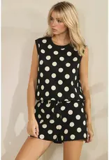 Caroline Coastal Polka Dot Top & Short Set