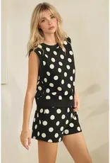 Caroline Coastal Polka Dot Top & Short Set