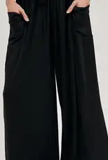 Ruby Relaxed Knit Smocked Top and Wide Pants Set