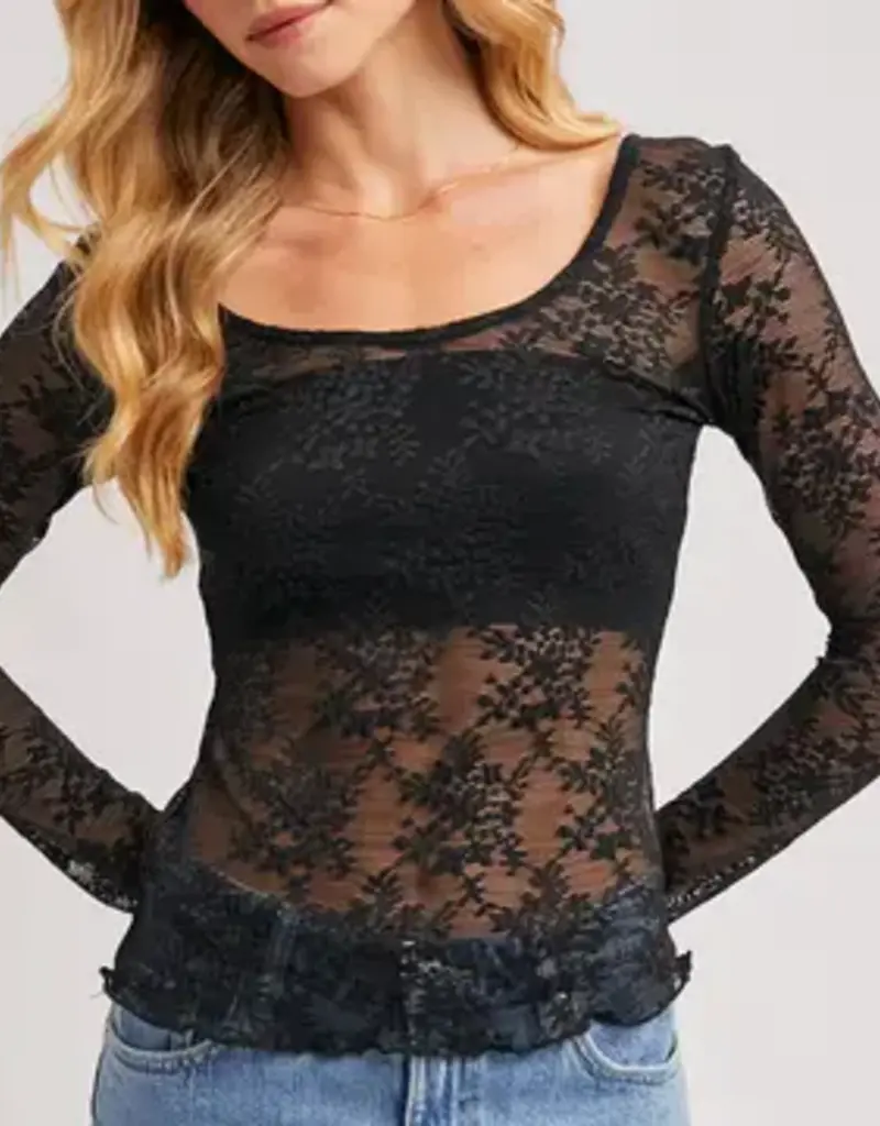 Lacey Lettuce Edge Mesh