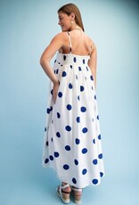 Madge Polka-dot Maxi Dress
