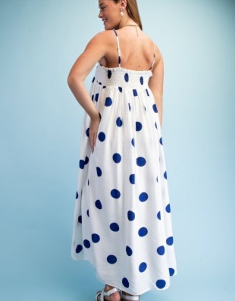 Madge Polka-dot Maxi Dress