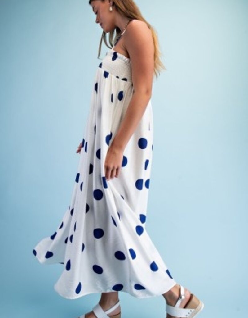 Madge Polka-dot Maxi Dress