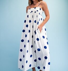 Madge Polka-dot Maxi Dress