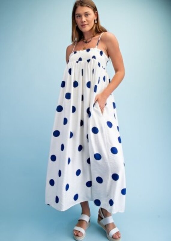 Madge Polka-dot Maxi Dress