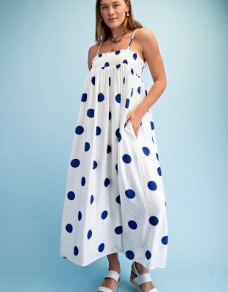 Madge Polka-dot Maxi Dress