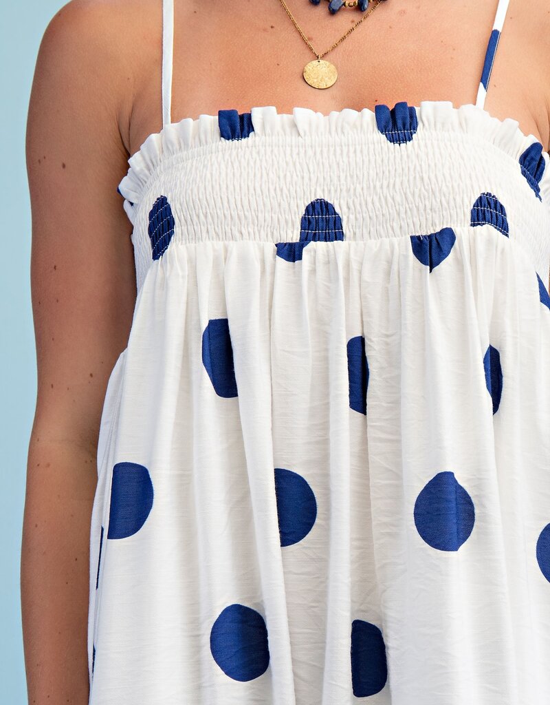 Madge Polka-dot Maxi Dress