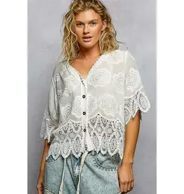 Cassie Crocheted Jacket /Top