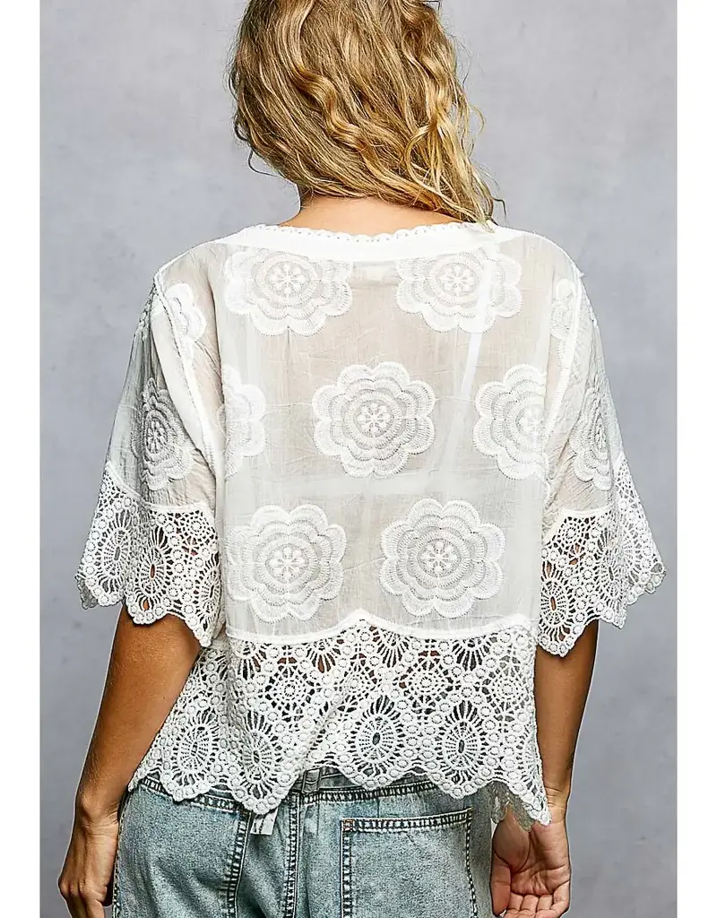 Cassie Crocheted Jacket /Top