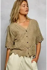 Cassie Crocheted Jacket /Top