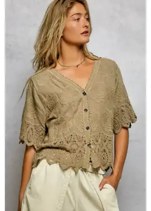 Cassie Crocheted Jacket /Top