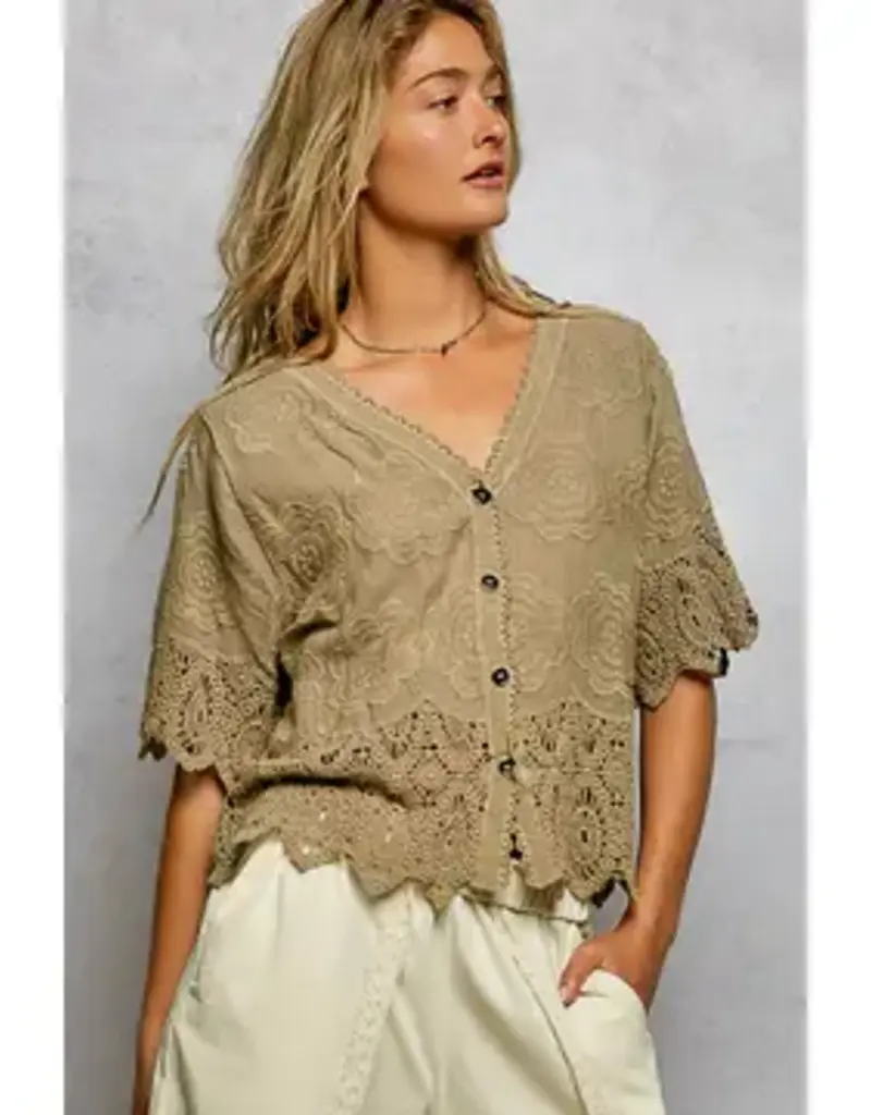 Cassie Crocheted Jacket /Top