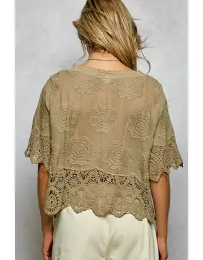 Cassie Crocheted Jacket /Top