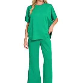 Skye Soft Scuba Top & Pant Set