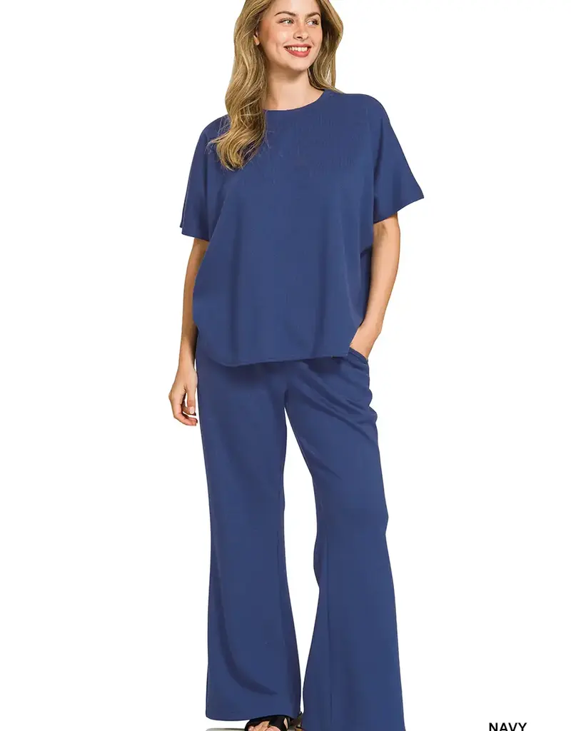 Skye Soft Scuba Top & Pant Set