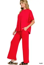 Skye Soft Scuba Top & Pant Set