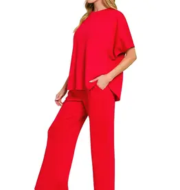 Skye Soft Scuba Top & Pant Set