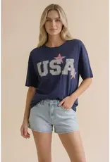 USA Star Knit Top