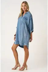Wendy Washed Tencel Chambray Dress
