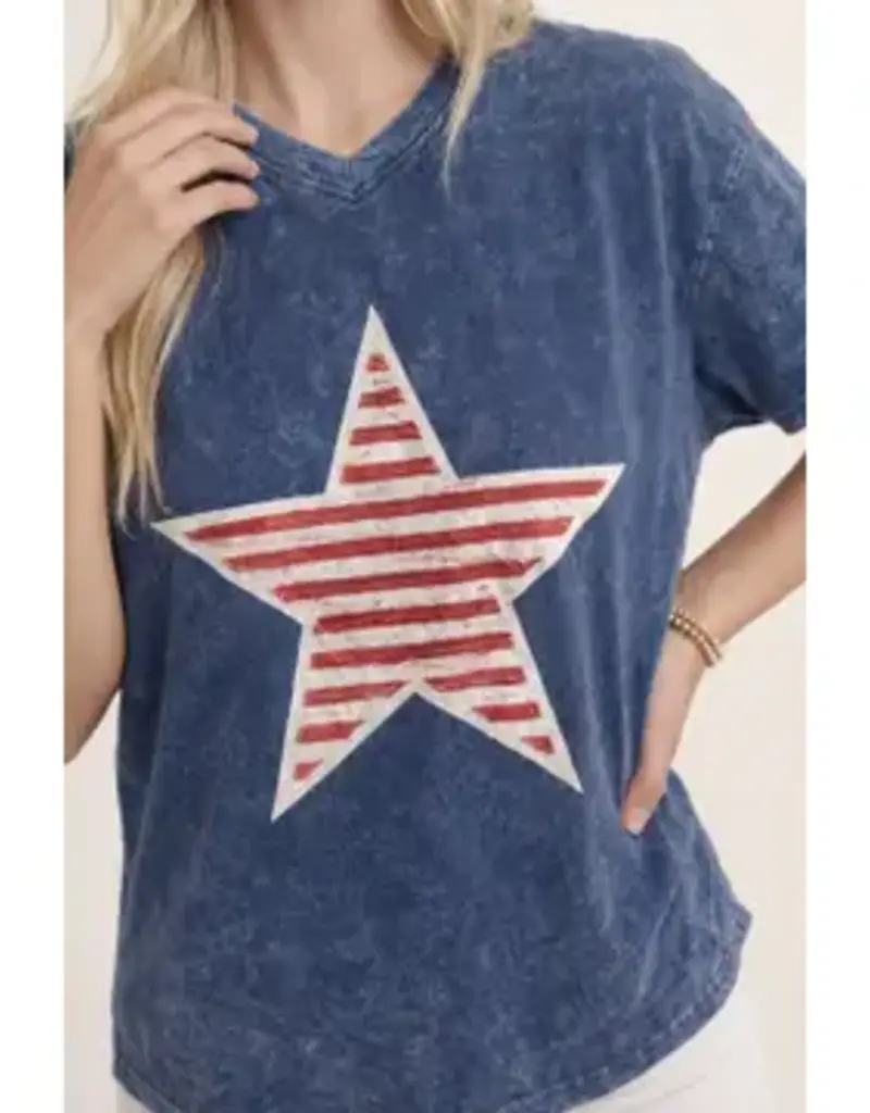 Vintage Star 250th 4th of July Tee