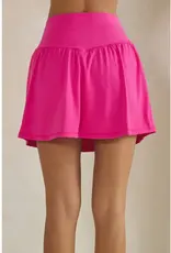 Betsy Buttery Soft Skort with Built-in Shorts