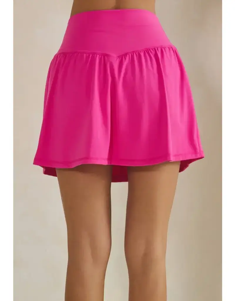 Betsy Buttery Soft Skort with Built-in Shorts
