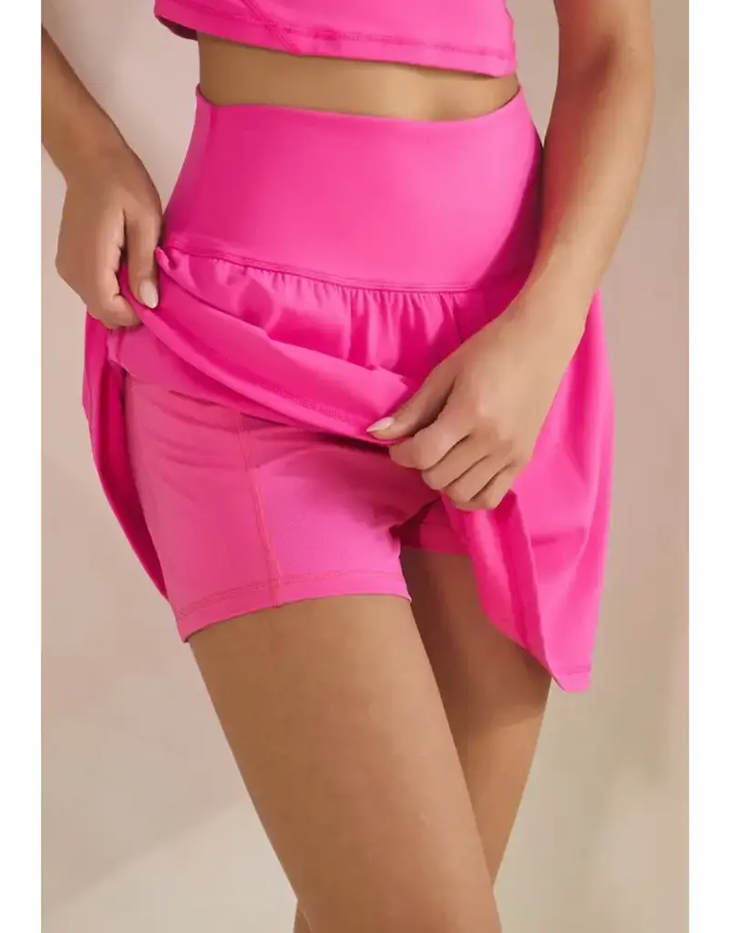 Betsy Buttery Soft Skort with Built-in Shorts