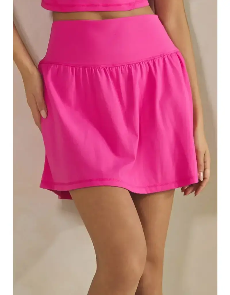 Betsy Buttery Soft Skort with Built-in Shorts