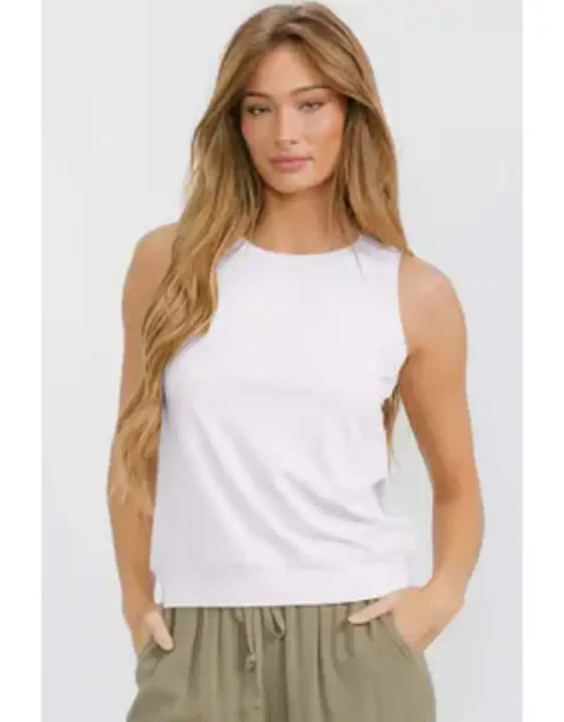 My Favorite Soft Ribbed Sleeveless Top