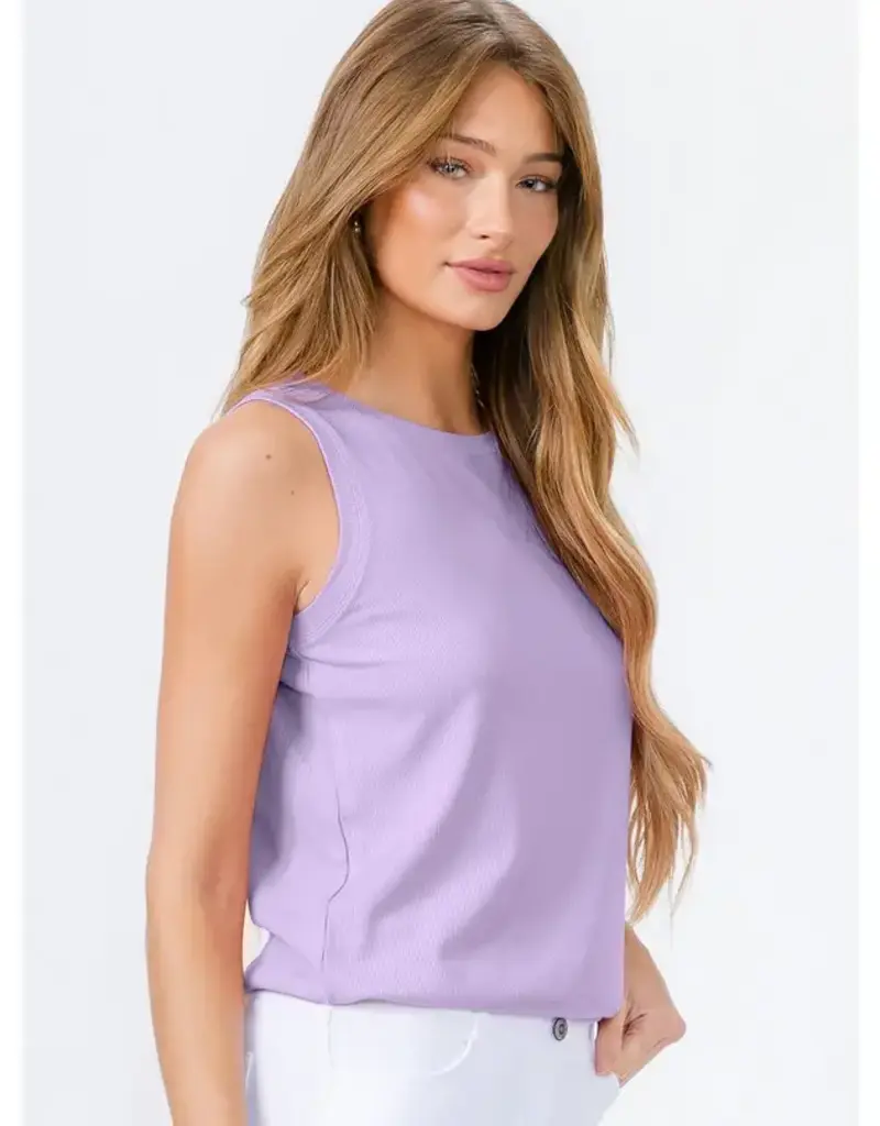 My Favorite Soft Ribbed Sleeveless Top