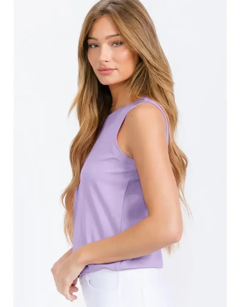 My Favorite Soft Ribbed Sleeveless Top