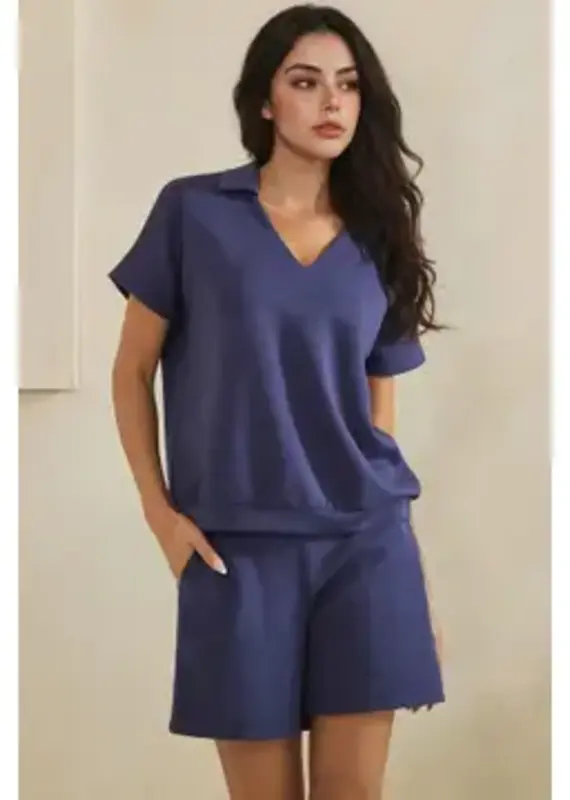 Renee Relaxed Lightweight Top and Short Set