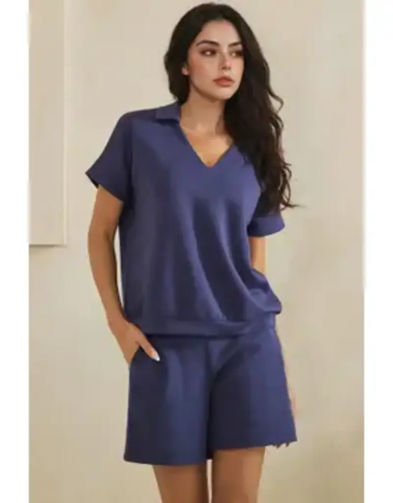 Renee Relaxed Lightweight Top and Short Set