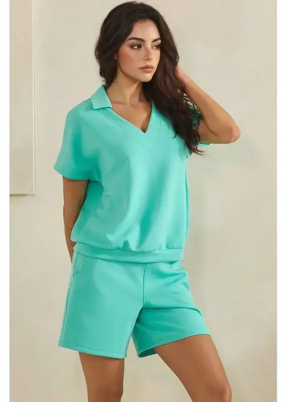 Renee Relaxed Lightweight Top and Short Set