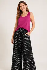 Polka Dot Pull On Palazzo Pant